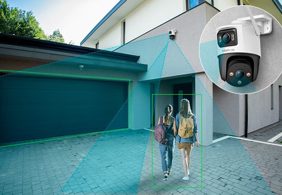 Câmera iM9+ com duas lentes de visão 360 graus