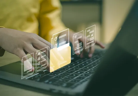 Switch S1116G com 16 portas Gigabit mostrando priorização de dados, voz e vídeo com QoS